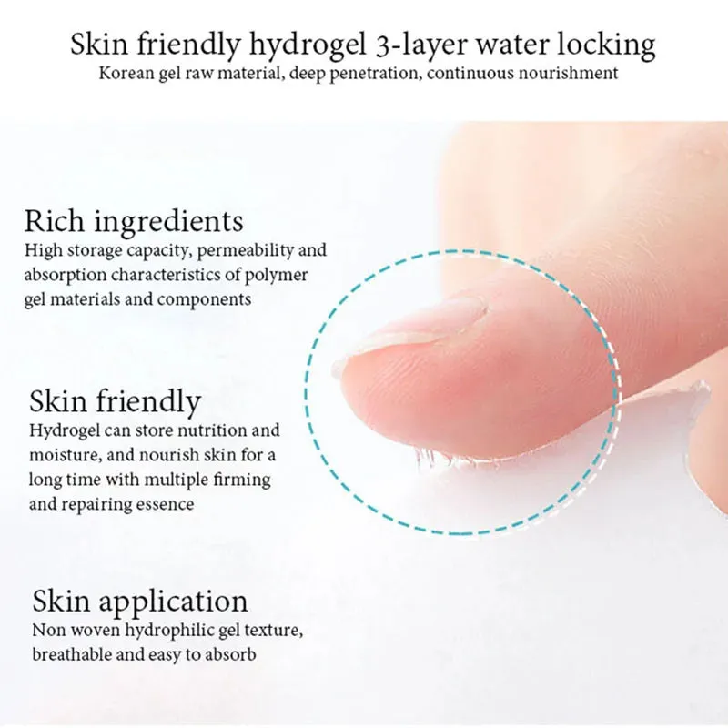 30 Piece Anti Wrinkle Forehead Line Gel Patch For Firming And Moisturizing Skin