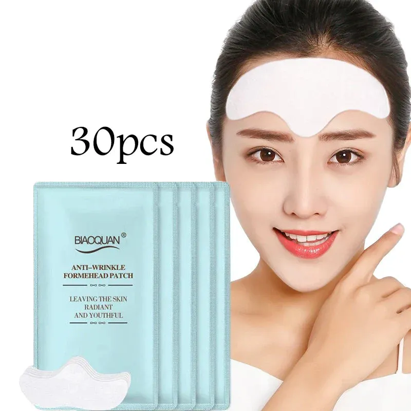 30 Piece Anti Wrinkle Forehead Line Gel Patch For Firming And Moisturizing Skin