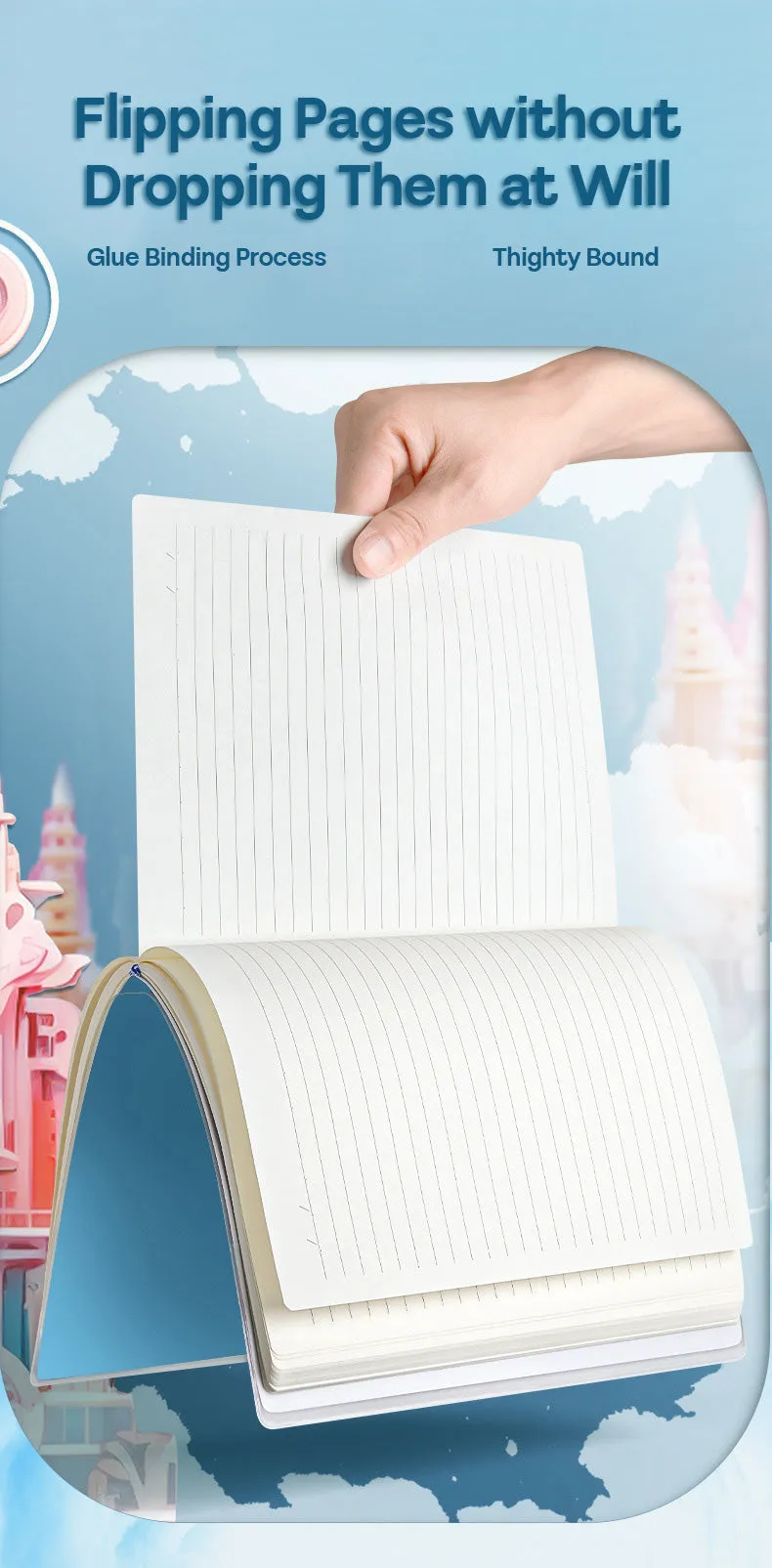 Buku Notebook A5 Sampul Eva Waterproof Tebal Halaman Bergaris SBRA596