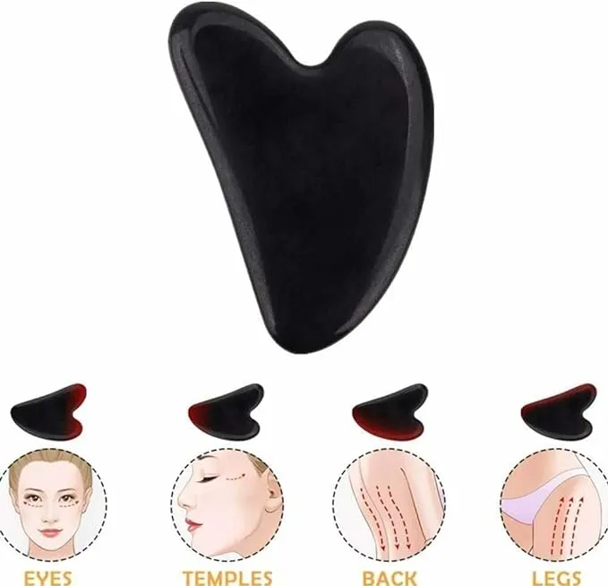 Buy-Simplicity® Jade Roller and Gua Sha Massage Tool, Face Massager, Facial Roller for Skin, Eyes, Neck - Authentic, Durable, Noiseless Design, Jade Roller, Face Roller Gift Set