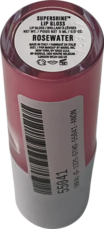 by mario Super Shine Lip Gloss Rosewater 5ml