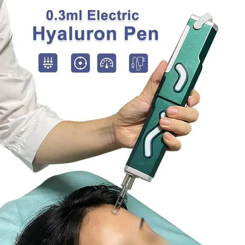 Electric Hyaluron Pen with High Pressure Hyaluronic Acid Pen Lip Injection for Anti Wrinkle Lip Lifting Beauty