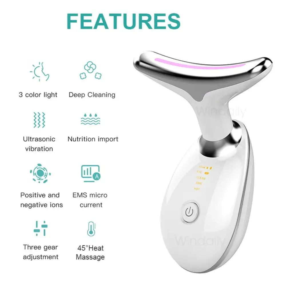 Ems Anti Wrinkle Skin Tightening Face Lifting Massager Reduce Double Chin Skin Care Tools