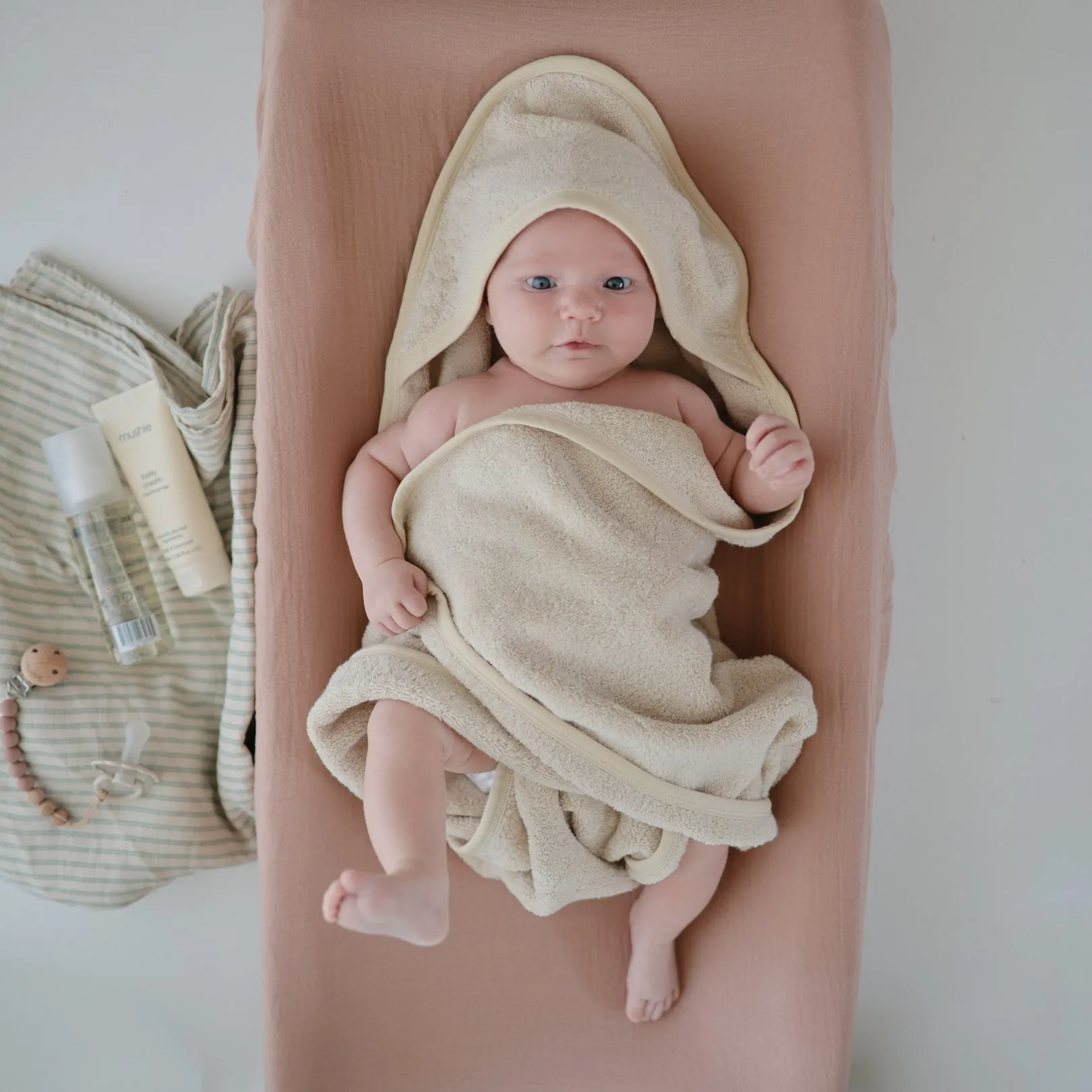 Extra Soft Changing Pad Cover - Natural by Mushie & Co