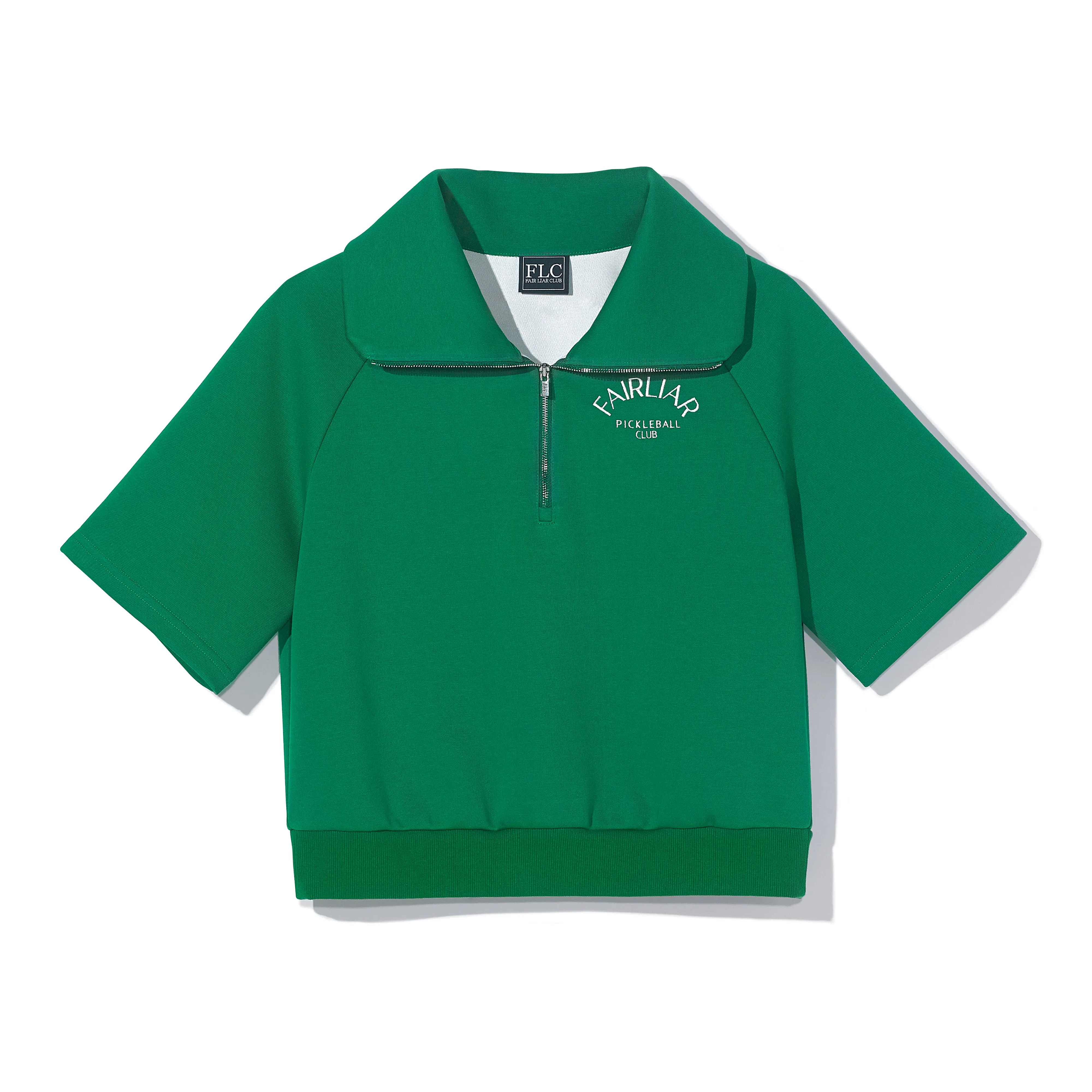 [FLC] HEART HALF ZIP PULLOVER