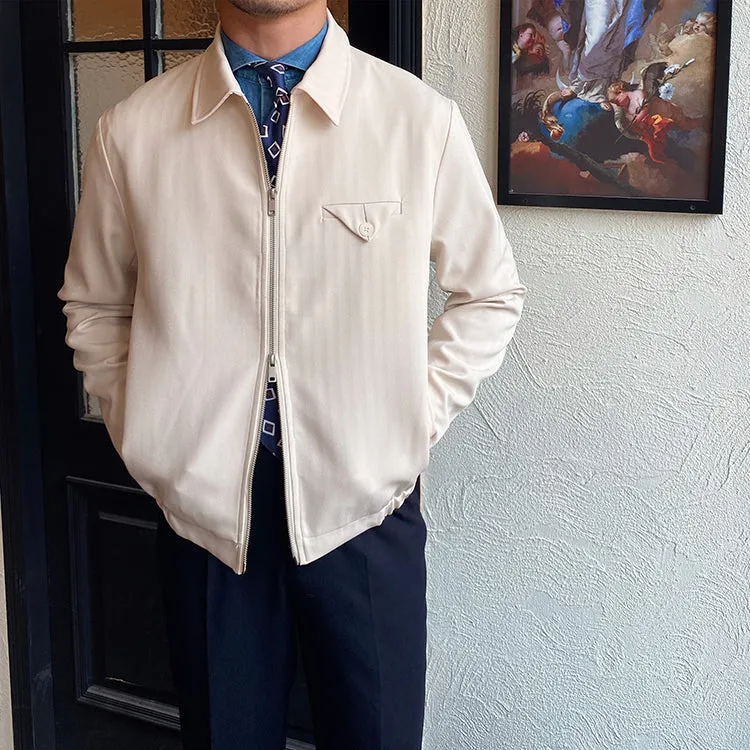 Men's Autumn And Winter Anti-wrinkle Slim-fit Lapel Casual Jacket