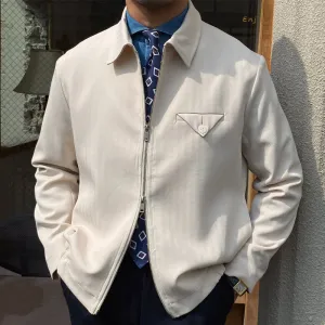 Men's Autumn And Winter Anti-wrinkle Slim-fit Lapel Casual Jacket