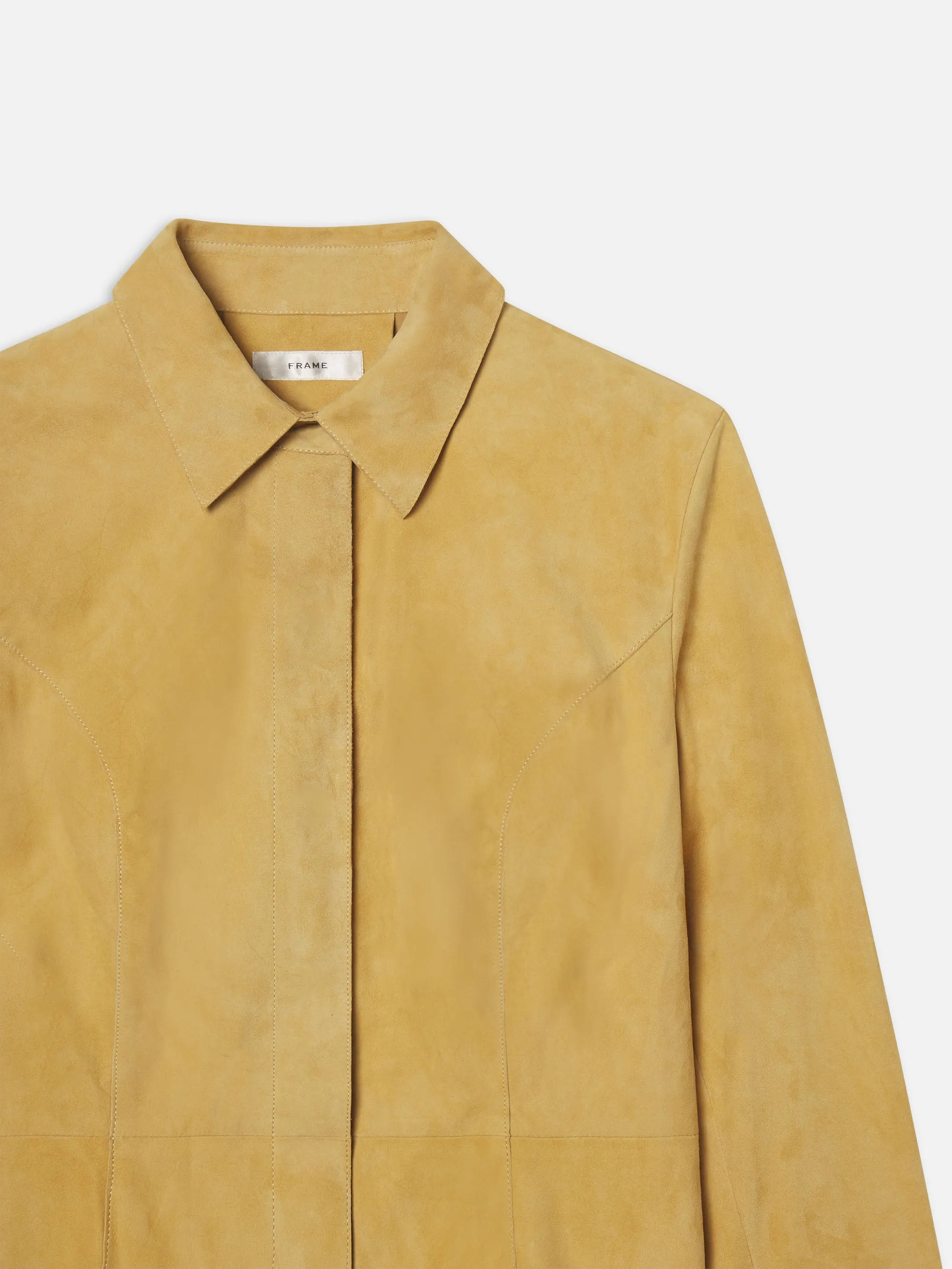 The Suede Shirt -- Fawn