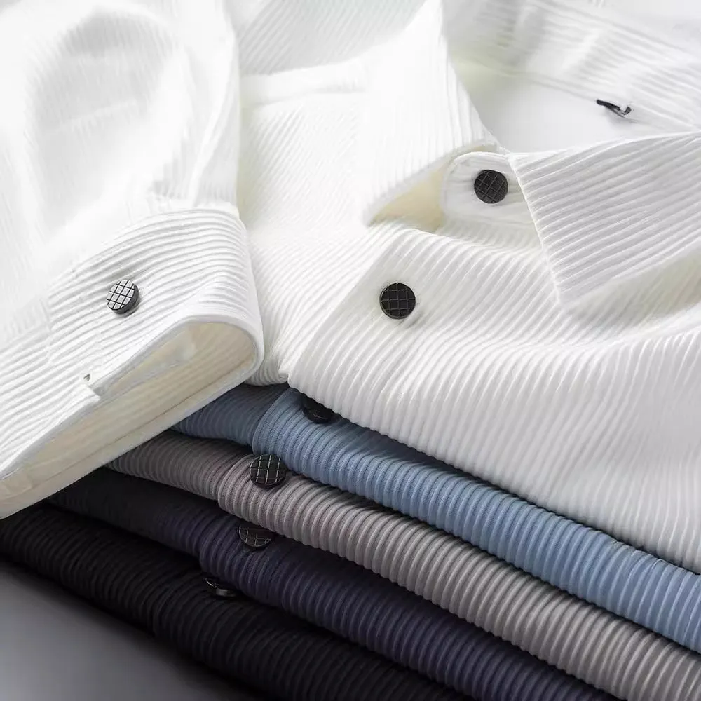 Thin Non-ironing Anti-wrinkle Business Casual White Shirt
